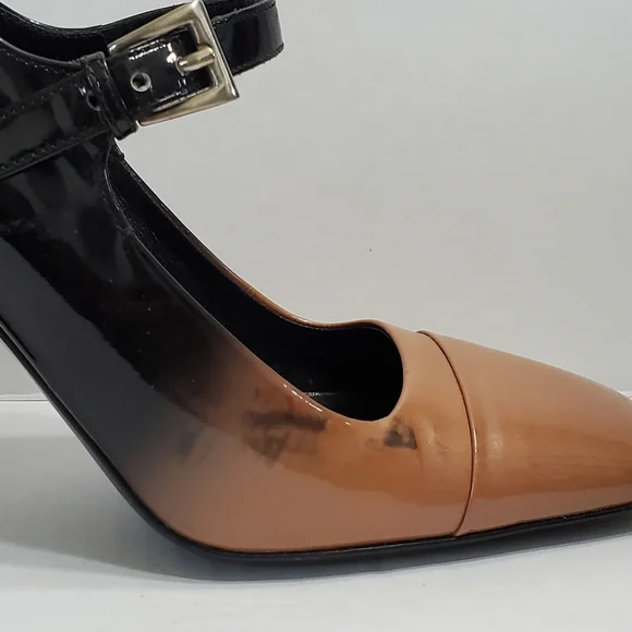 Prada Ombré Slacked Heel Patent Mary JaneSize EU 37.5
